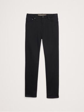 Banana Republic Men's Slim Traveler Pant in Black 31x32